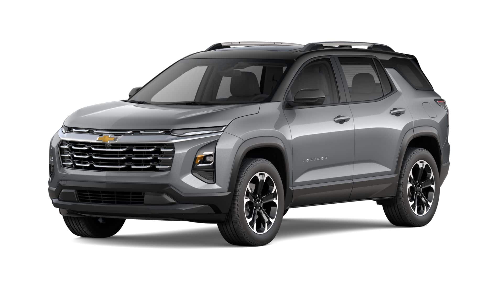 2027 Chevrolet Equinox LT in Sterling Gray Metallic — front three-quarter view